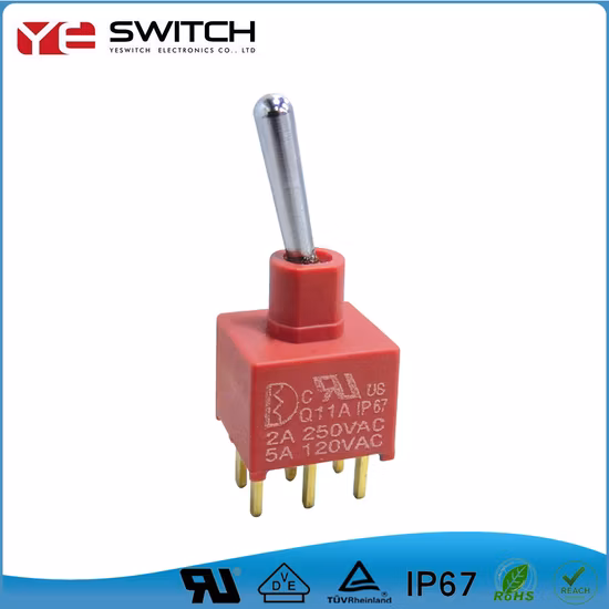 Electrical on off Switch Push Button Switch UL Micro Toggle Switch