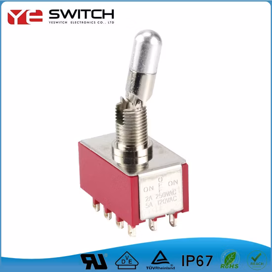 Electrical on off Switch Push Button Switch UL Micro Toggle Switch